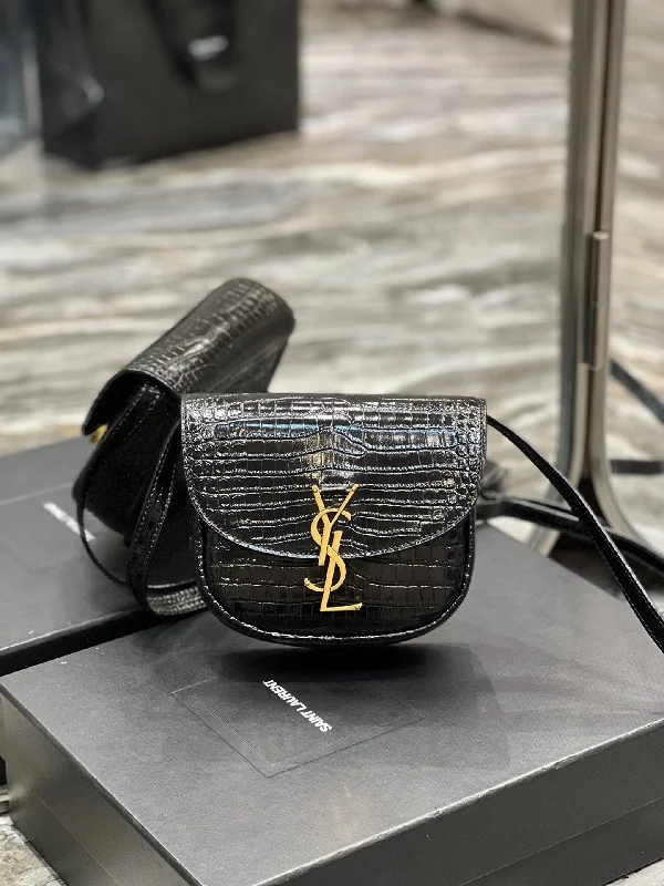 Yves Saint Laurent Kaia Small Satchel Black