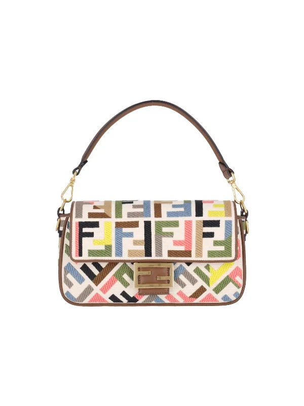 Fendi Women Baguette' Midi Shoulder Bag