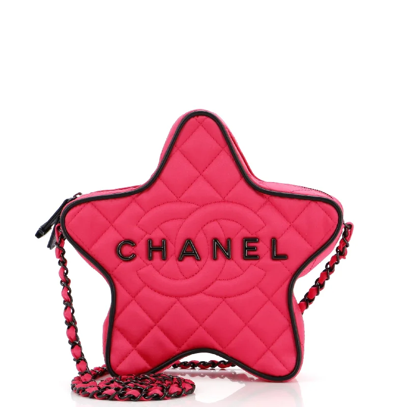 CC Walk of Fame Star Bag Quilted Satin