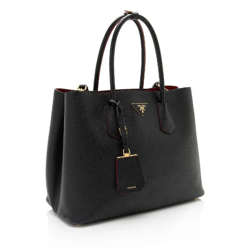 Prada Saffiano Cuir Double Handle Medium Tote vwIdlX