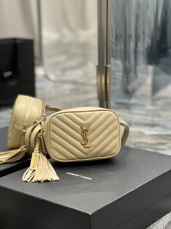 Yves Saint Laurent Lou Belt Bag Beige