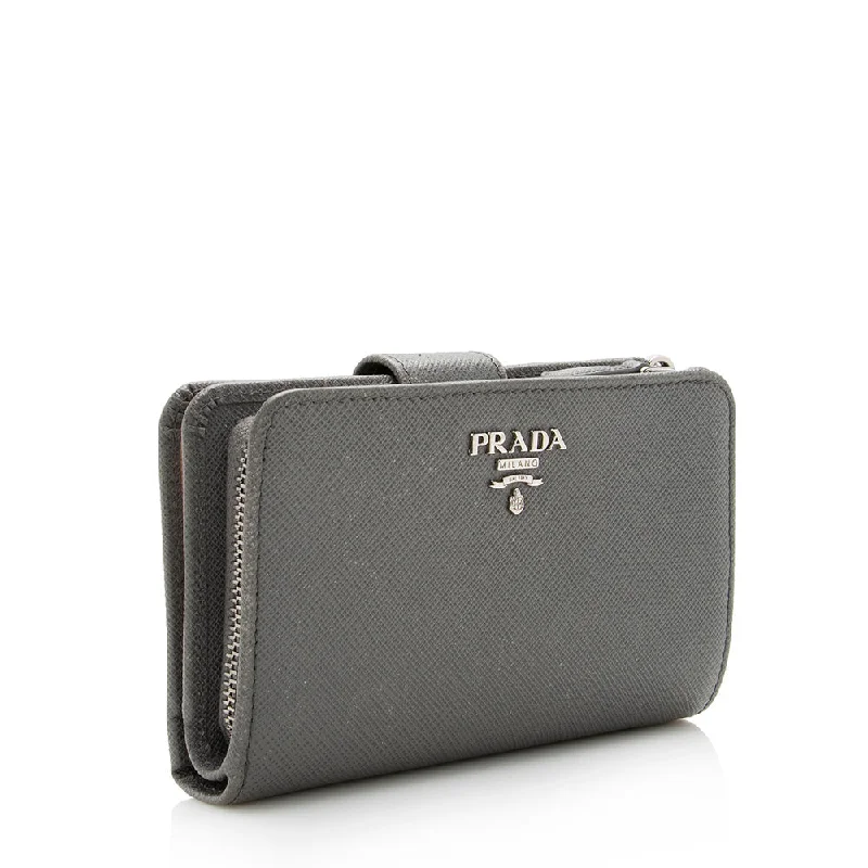 Prada Saffiano Leather Medium Wallet 13424