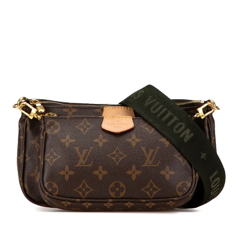 Brown Louis Vuitton Monogram Multi Pochette Accessoires Satchel