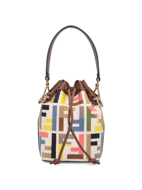 Fendi Women "Mon Tresor" Mini Bucket Bag