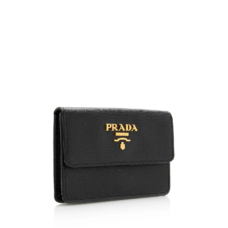 Prada Saffiano Leather Card Case 19855