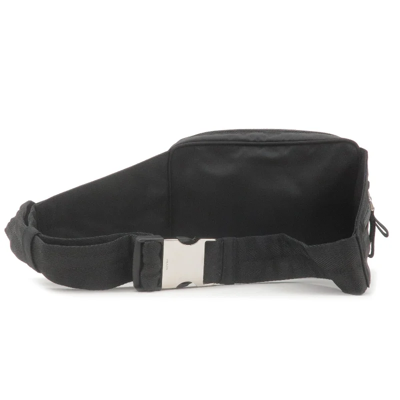 PRADA Logo Nylon Waist Bag Belt Bag Fanny Pack NERO Black 2VL001