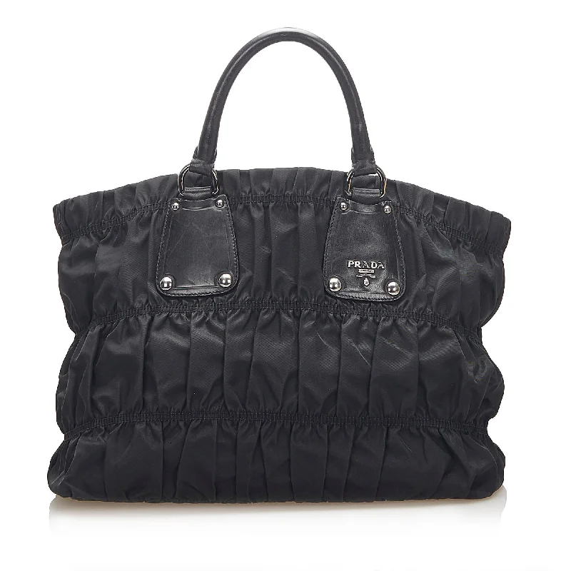 Prada Tessuto Gaufre Tote Bag (SHG-18590)