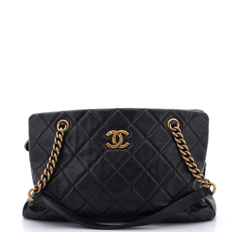 CC Crown Tote Quilted Leather Medium