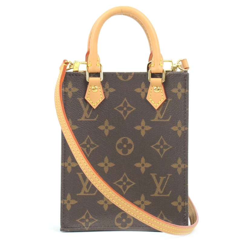 Louis Vuitton Monogram Petit Sac Plat Shoulder Bag Hand Bag M69442