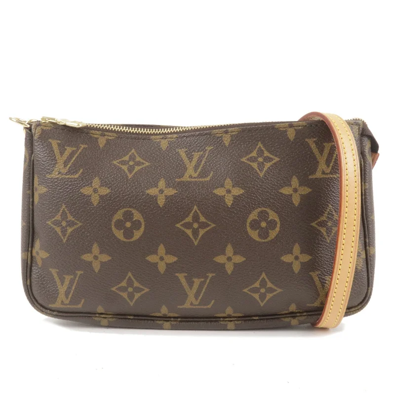 Louis Vuitton Monogram Pochette Accessoires & Strap M51980 J00145