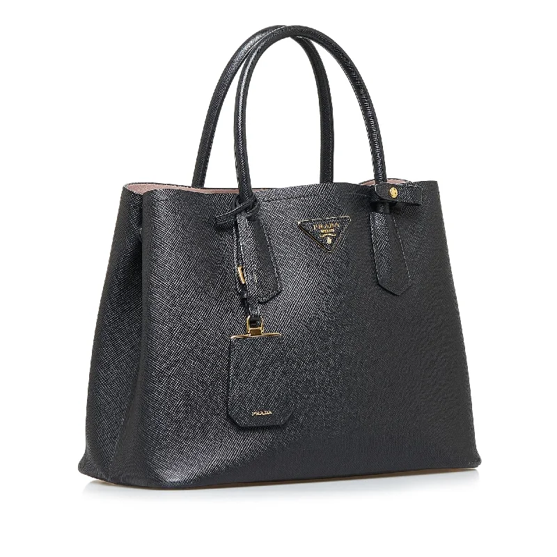 Prada Saffiano Cuir Double Satchel BEQ1FE