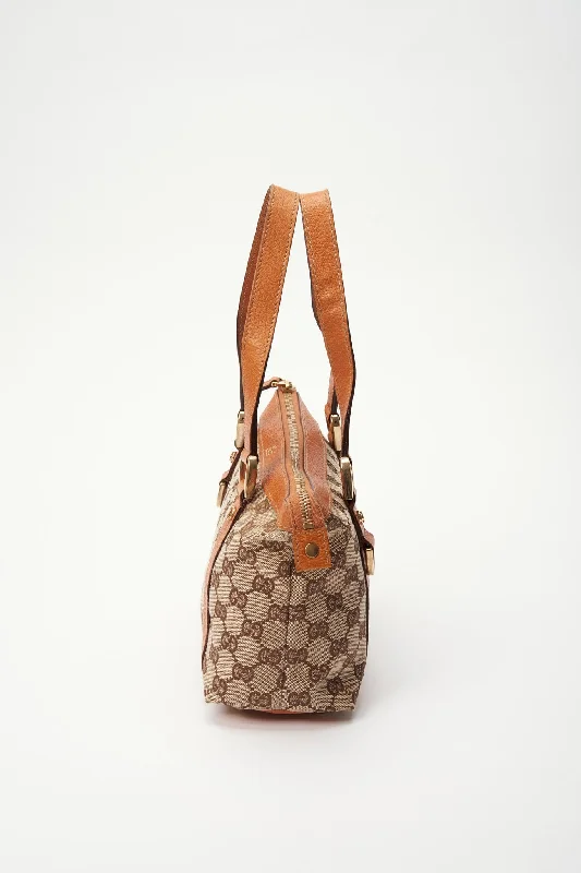 Vintage Gucci Bag in GG Beige Canvas