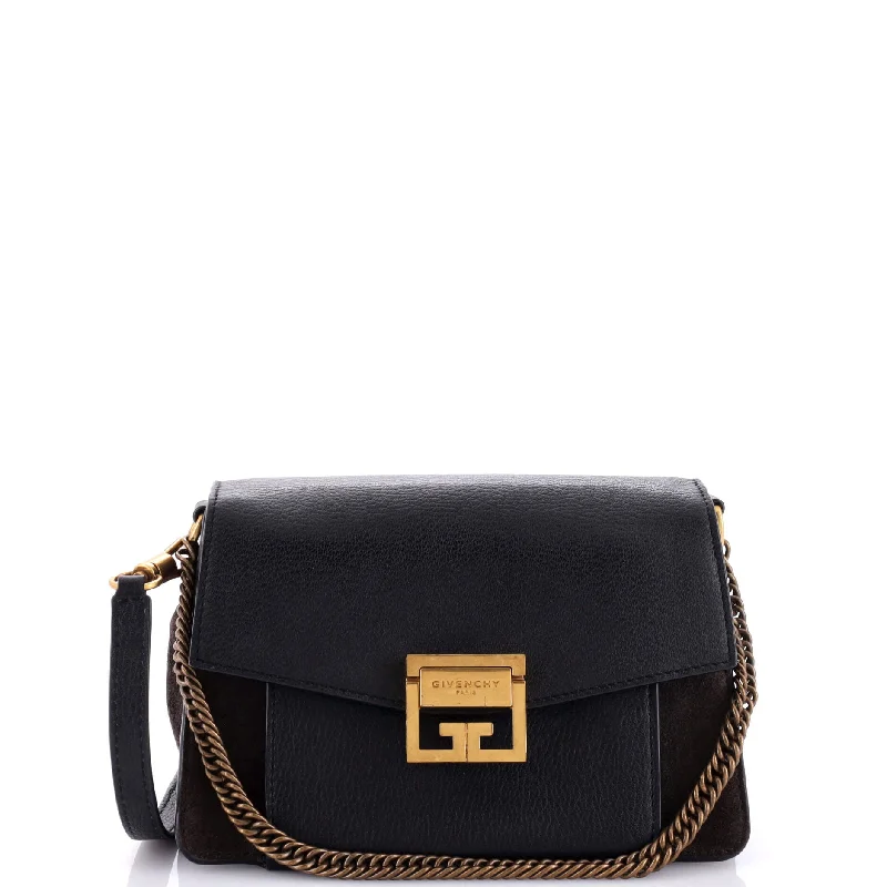 GV3 Flap Bag Leather with Suede Small