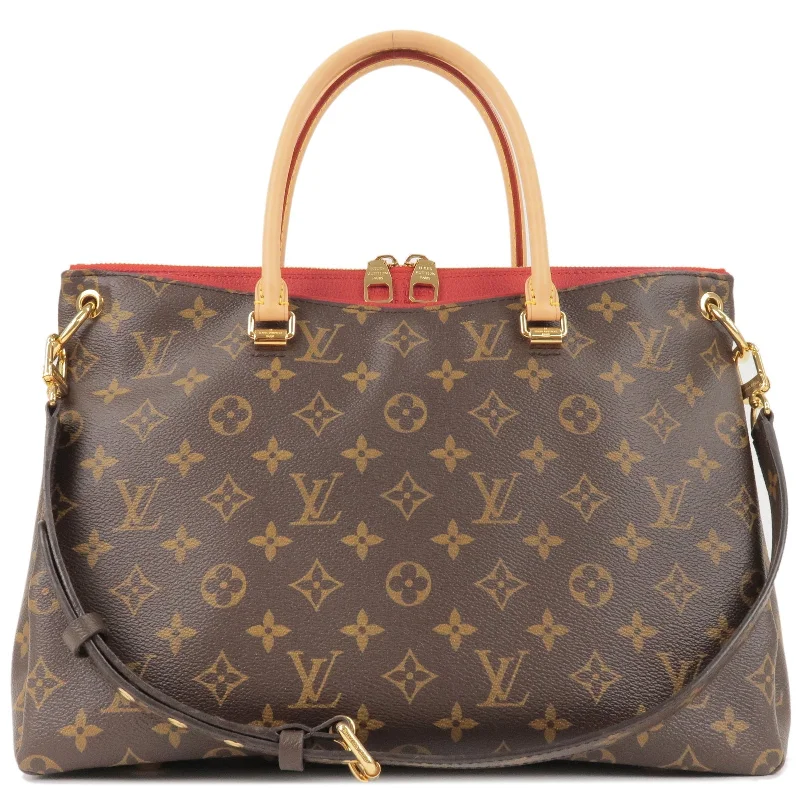 Louis Vuitton Monogram Pallas 2Way Hand Bag Cerise M41175