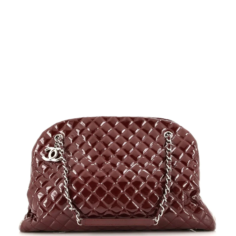 Just Mademoiselle Bag Quilted Patent Maxi