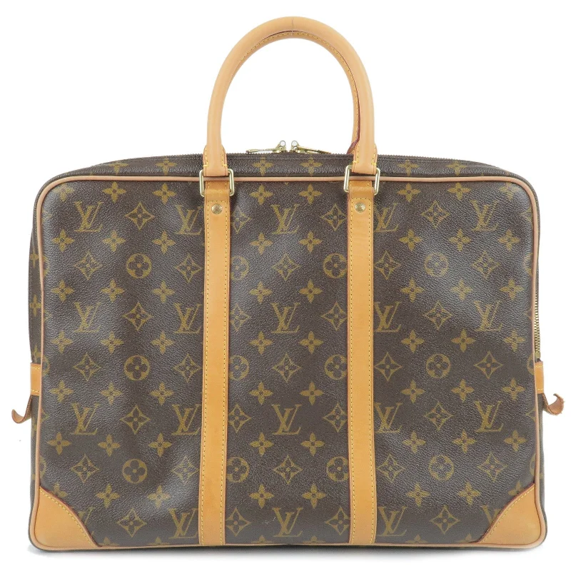 Louis Vuitton Monogram Porte Documents Voyage Bag M53361