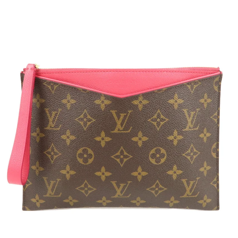 Louis Vuitton Monogram Pochette Pallas Pouch Rose M60677