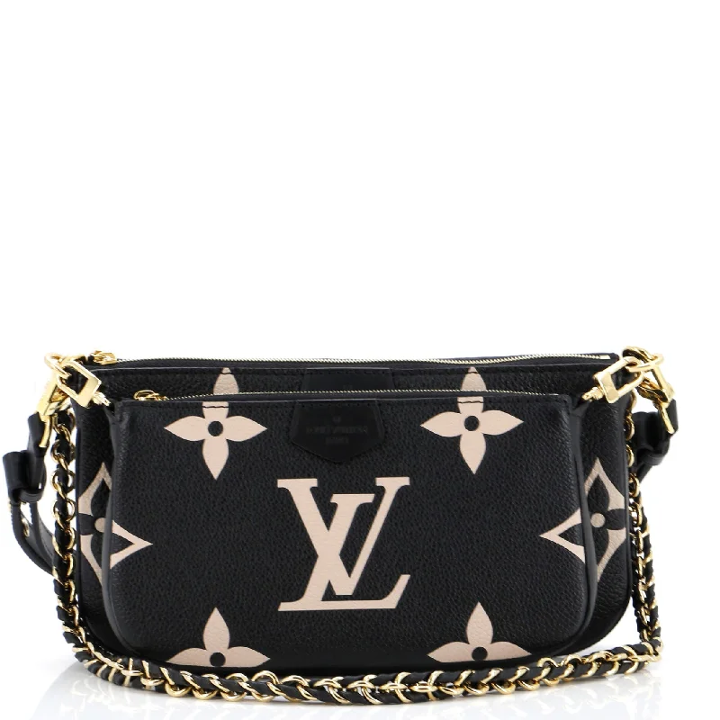 Multi Pochette Accessoires Bicolor Monogram Empreinte Giant