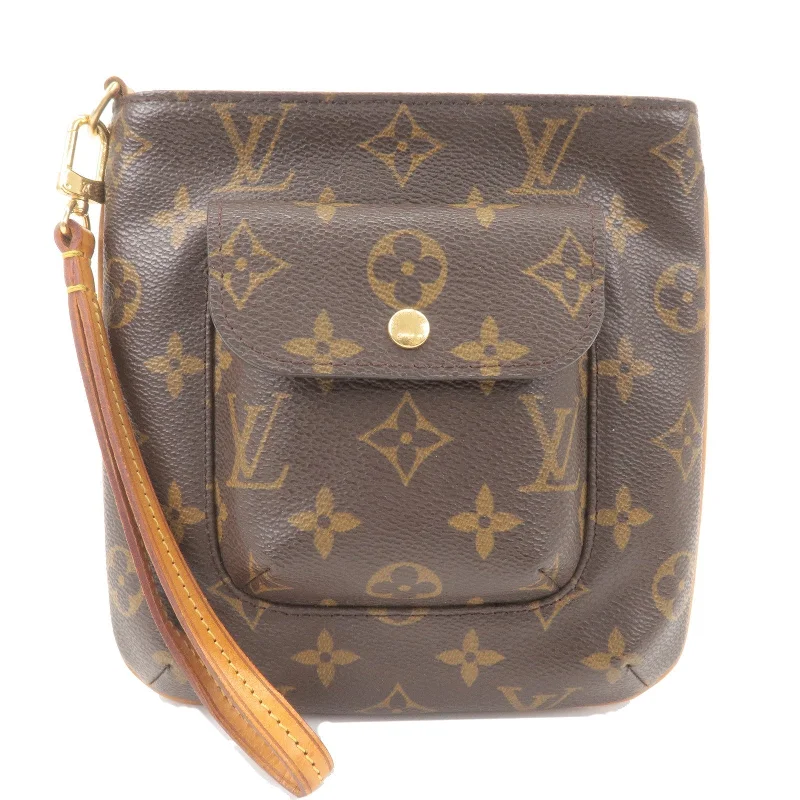 Louis Vuitton Monogram Partition Pouch Wristlet Bag M51901