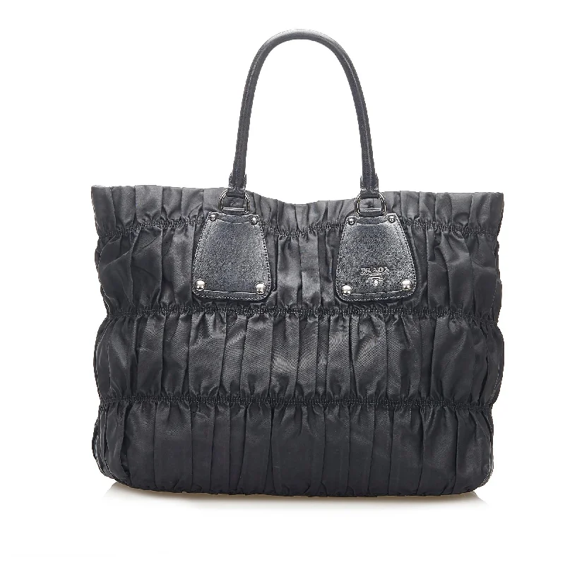 Prada Tessuto Gaufre Nylon Tote Bag (SHG-16794)