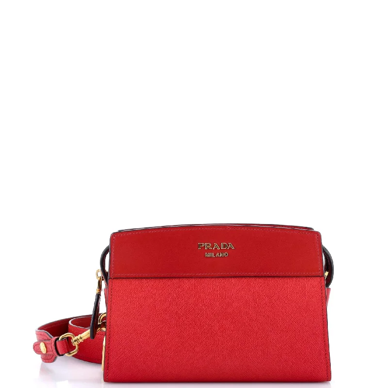 Esplanade Crossbody Bag Saffiano with City Calf Small