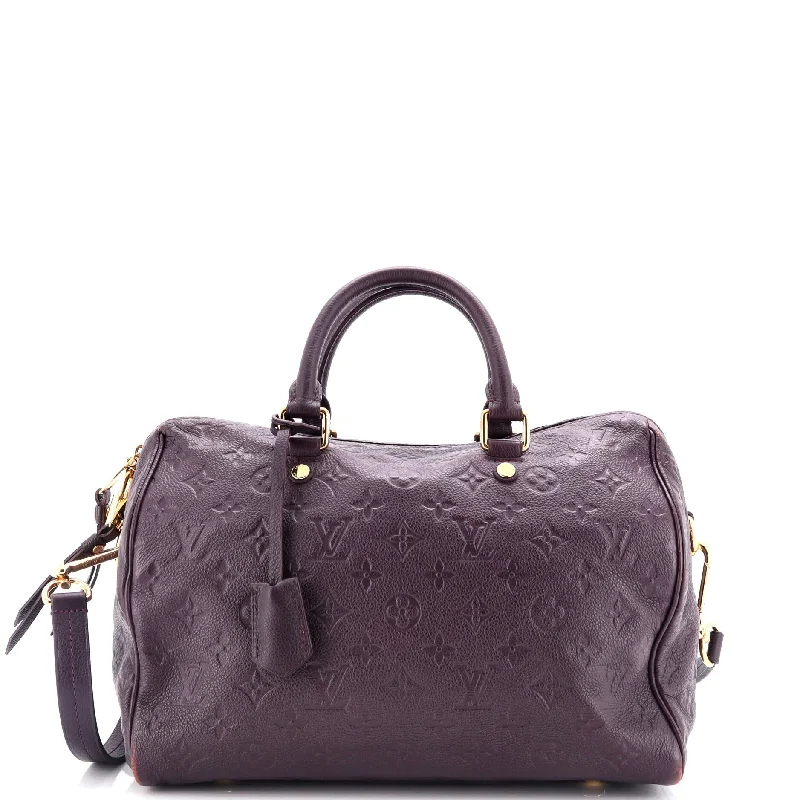 Speedy Bandouliere Bag Monogram Empreinte Leather 30