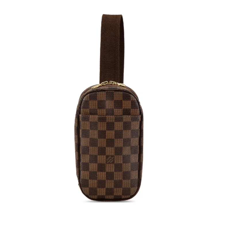 Brown Louis Vuitton Damier Ebene Pochette Gange Crossbody Bag