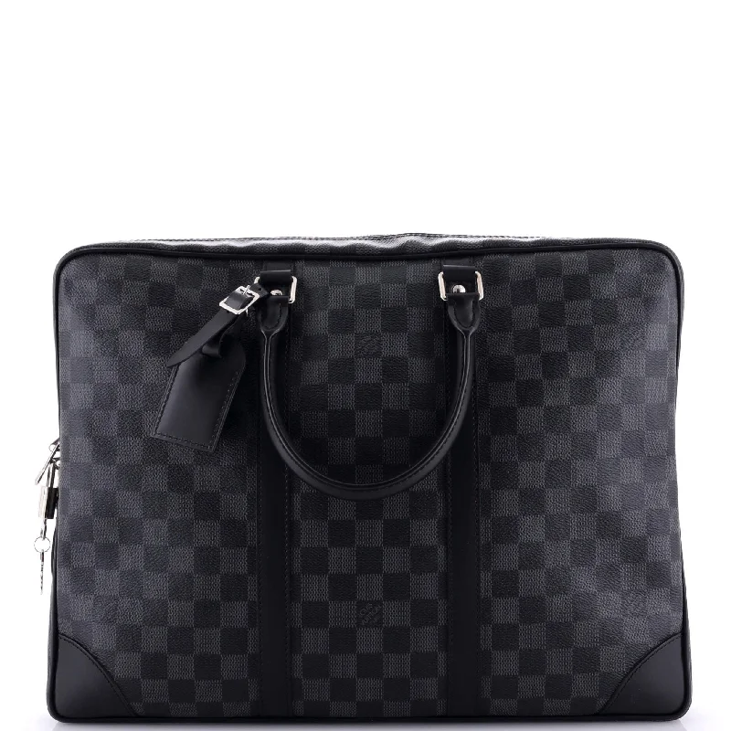 Porte-Documents Voyage Briefcase Damier Graphite