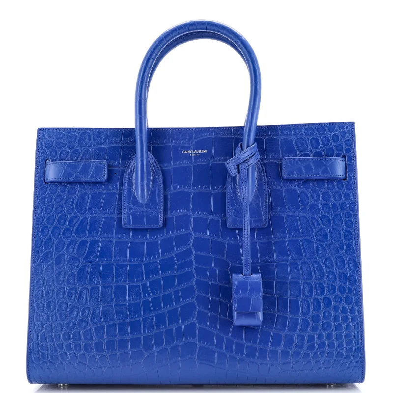 Sac de Jour NM Bag Crocodile Embossed Leather Small