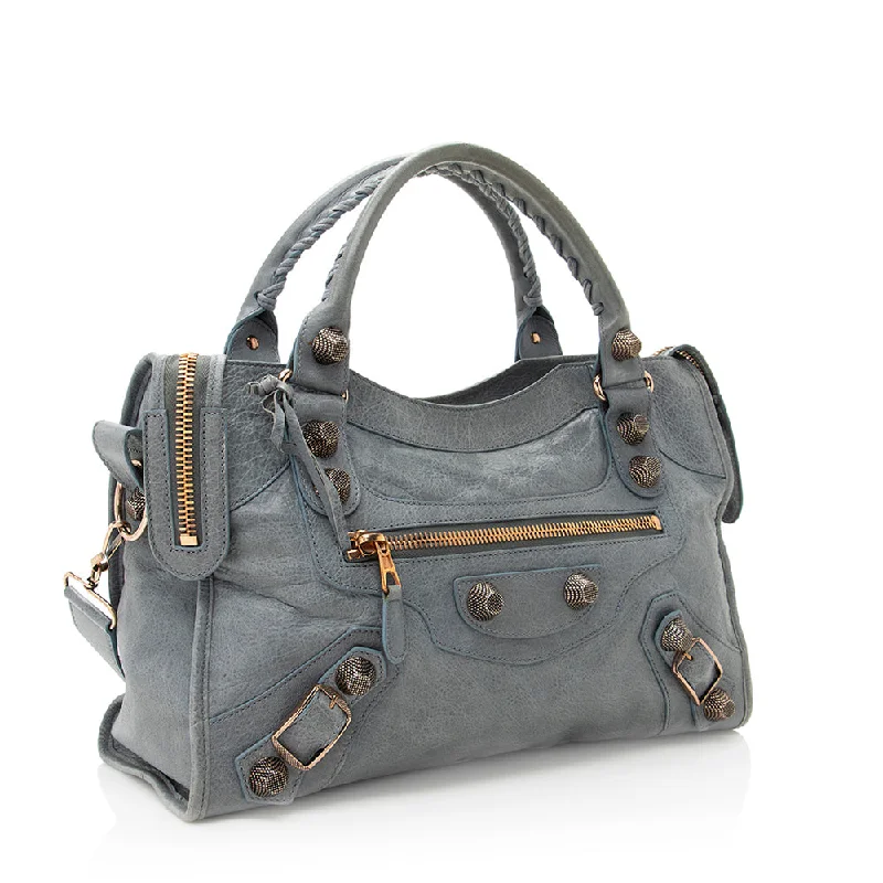 Balenciaga Agneau Giant 12 City Satchel (SHF-19492)