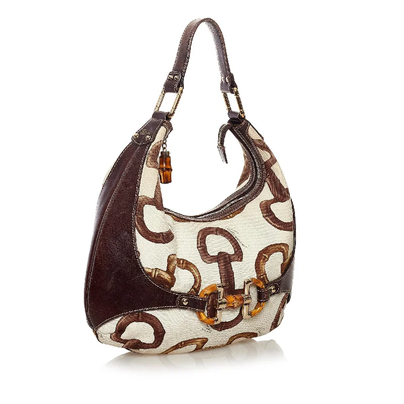 Gucci Bamboo Horsebit Amalfi Hobo Bag (32843)