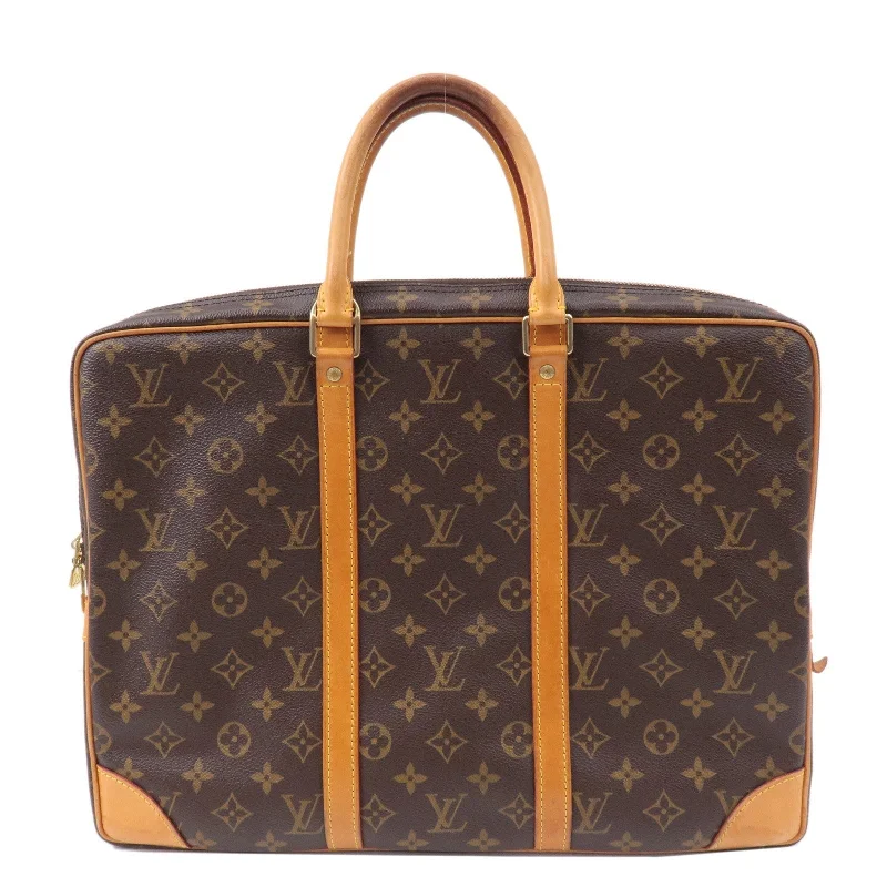 Louis Vuitton Monogram Porte Documents Voyage Bag M53361