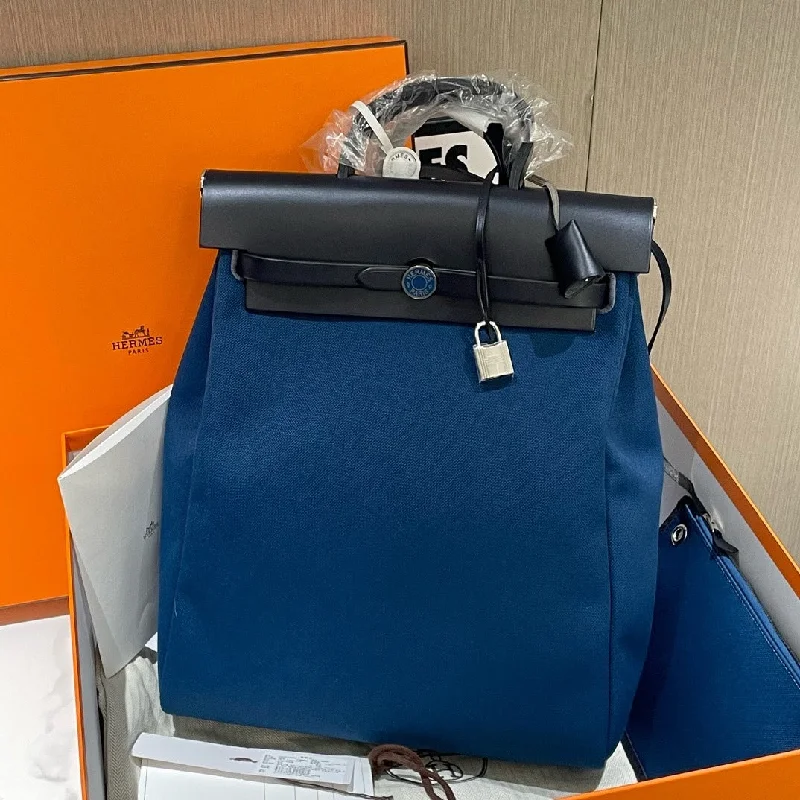 Hermes Herbag Z Blue Backpack 2021 Large