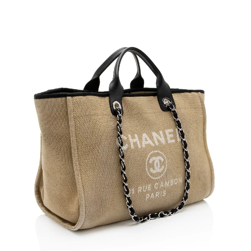 Chanel Canvas Deauville Medium Tote (SYyjAd)