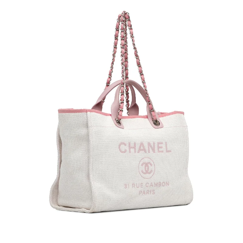 Chanel Canvas Deauville Satchel (mwl0mY)