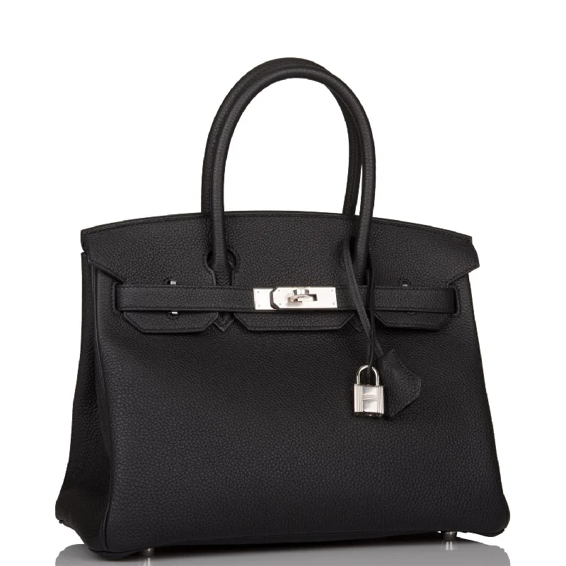 Hermes Birkin 30 Black Togo Palladium Hardware