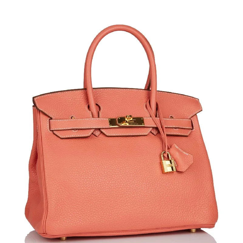 Hermes Birkin 30 Crevette Clemence Gold Hardware