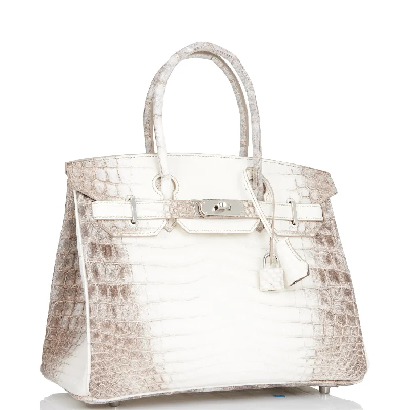 Hermes Birkin 30 Himalaya Niloticus Crocodile Palladium Hardware