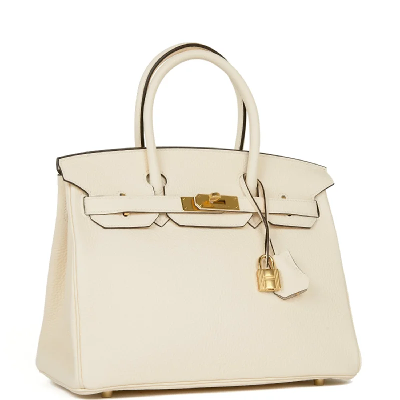 Hermes Birkin 30 Nata Clemence Gold Hardware