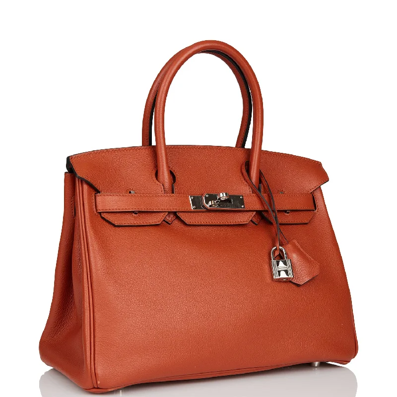 Hermes Birkin 30 Cuivre Novillo Palladium Hardware